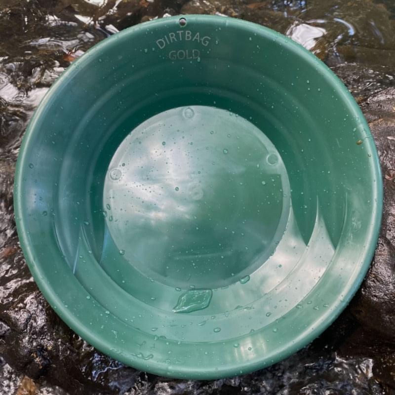 Elevate your gold prospecting experience with the versatile Dirtbag Gold 2 pack Pan and Classifier Set, featuring a durable plastic gold pan with a ridged edge for efficient panning and a robust classifier for precise classification of concentrates.