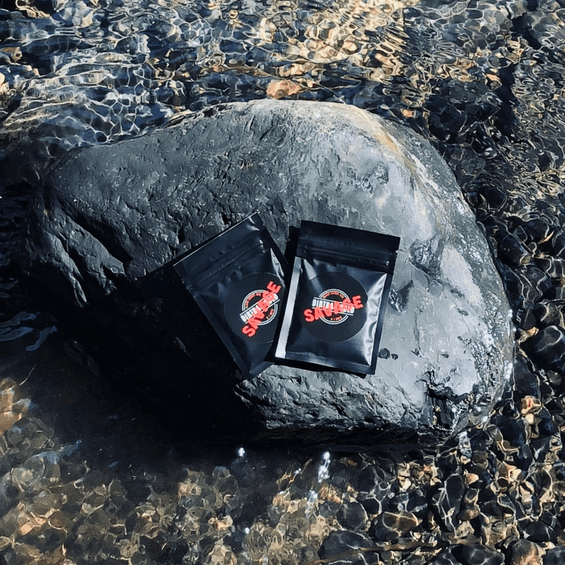 Dive into the excitement of gold panning with Dirtbag Gold's SAVAGE Black Sand Paydirt, offering a challenging mix of black sands and fine gold in every 40g bag.